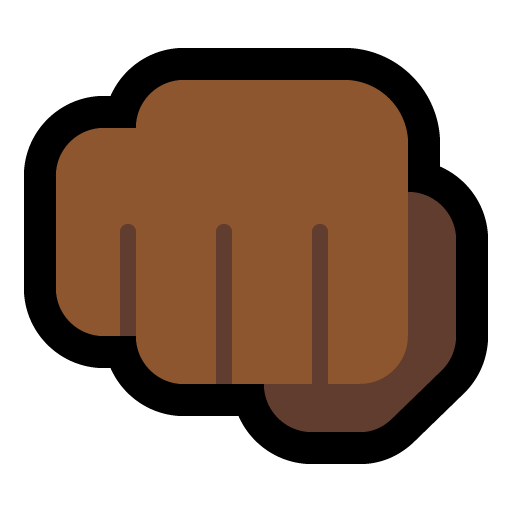 Oncoming Fist: Medium-Dark Skin Tone, the design in this release