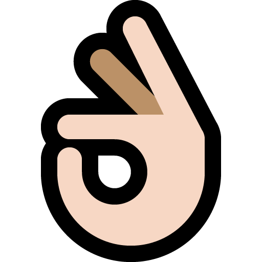 OK Hand: Light Skin Tone, the design in this release