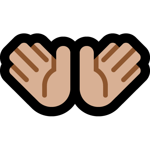 Open Hands: Medium-Light Skin Tone, the design in this release