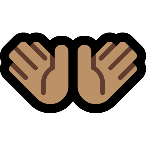 Open Hands: Medium Skin Tone, the design in this release