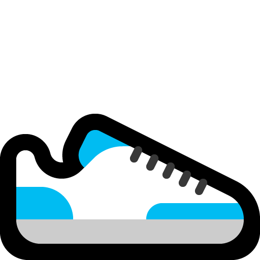 Running Shoe as drawn by Microsoft in Windows 11