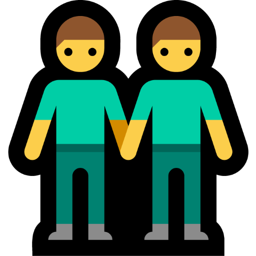 Men Holding Hands, the design in this release