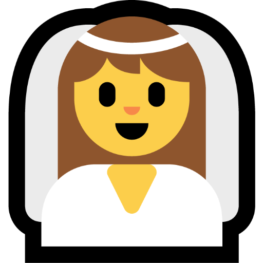 woman with veil — Microsoft
