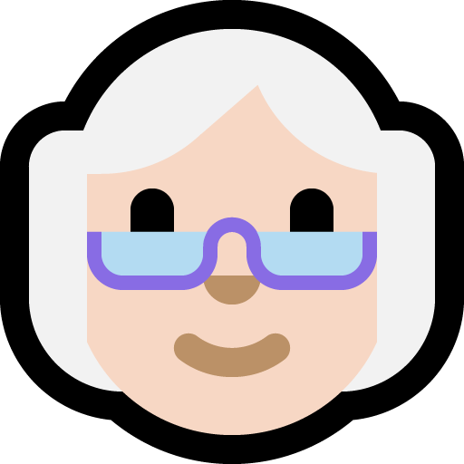 Old Woman: Light Skin Tone, the design in this release