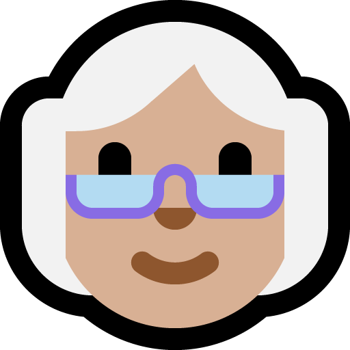 Old Woman: Medium-Light Skin Tone, the design in this release