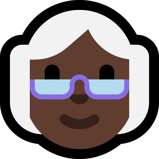 Old Woman: Dark Skin Tone, the design in this release