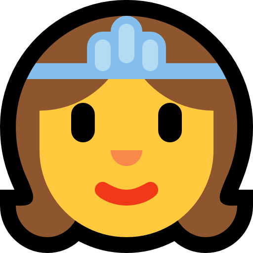 Princess as drawn by Microsoft in Windows 11