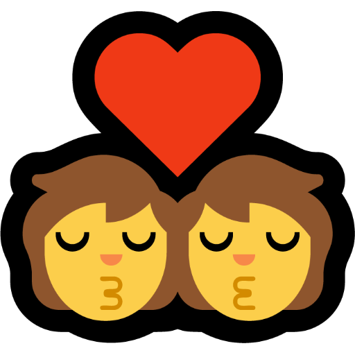 Kiss as drawn by Microsoft in Windows 11