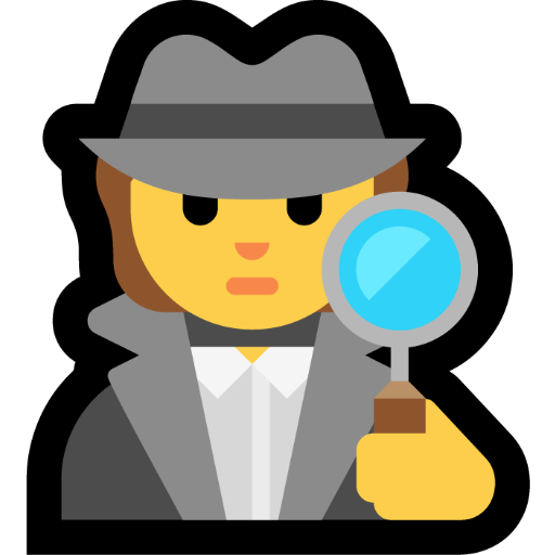 Detective as drawn by Microsoft in Windows 11