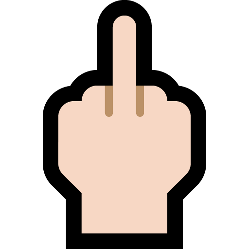 Middle Finger: Light Skin Tone, the design in this release