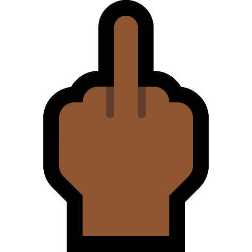 Middle Finger: Medium-Dark Skin Tone, the design in this release