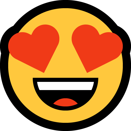 Smiling Face with Heart-Eyes, the previous design