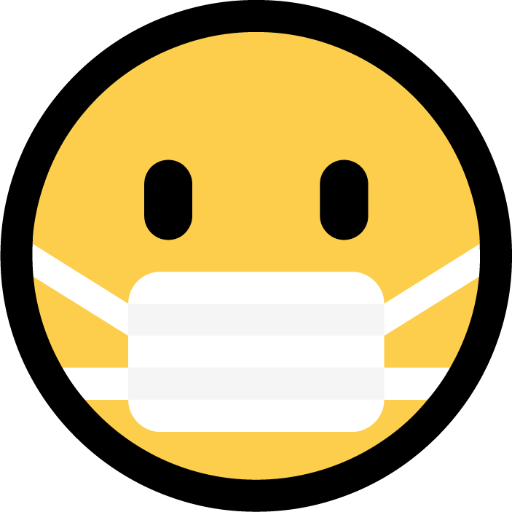 Face with Medical Mask, the previous design
