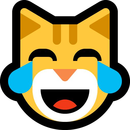 Cat with Tears of Joy, the previous design