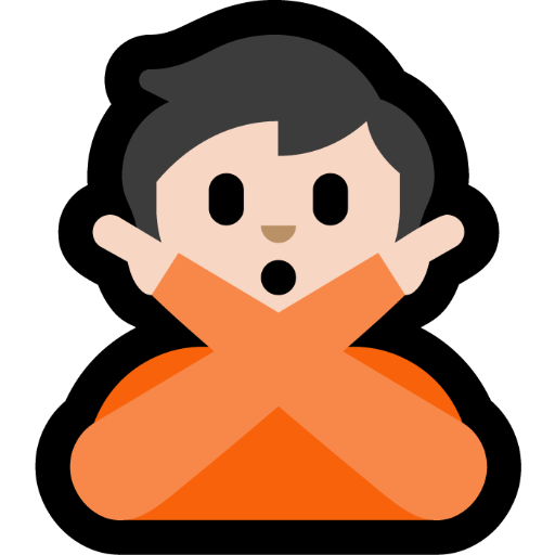 Person Gesturing NO: Light Skin Tone, the design in this release