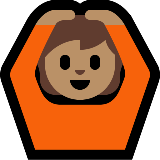 Person Gesturing OK: Medium Skin Tone, the design in this release