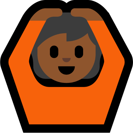 Person Gesturing OK: Medium-Dark Skin Tone, the design in this release