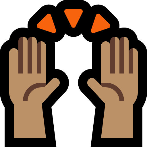 Raising Hands: Medium Skin Tone, the design in this release