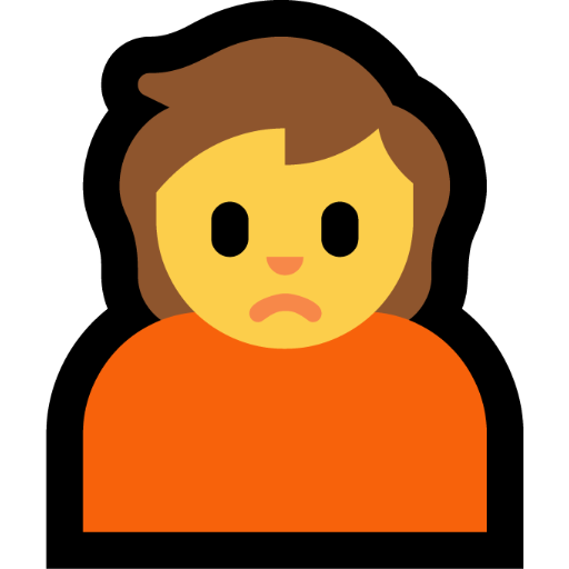 Person Frowning, the design in this release