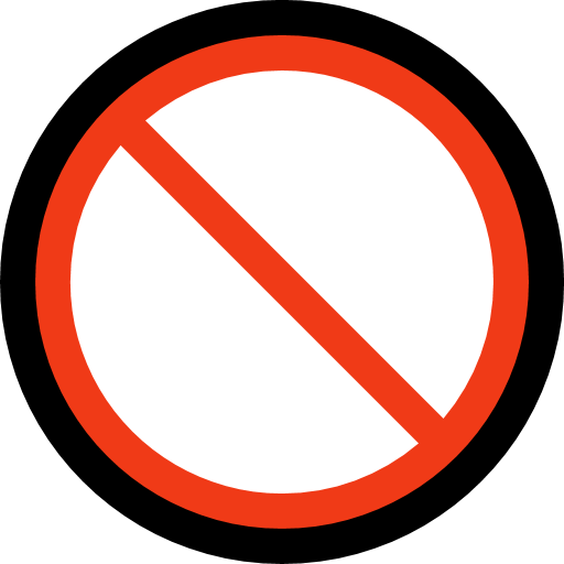 Prohibited as drawn by Microsoft in Windows 11