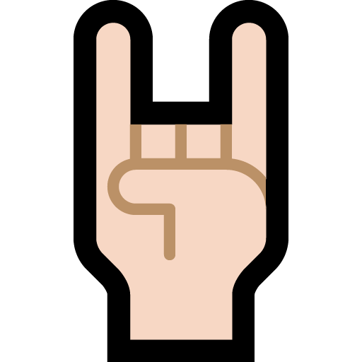 Sign of the Horns: Light Skin Tone, the design in this release