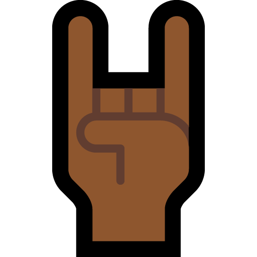 Sign of the Horns: Medium-Dark Skin Tone, the design in this release