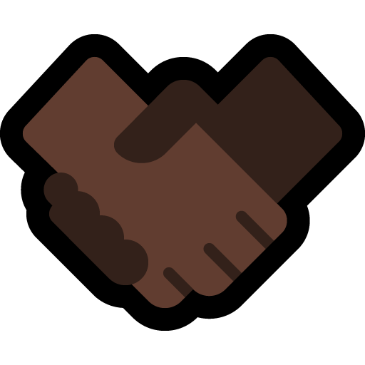 Handshake: Dark Skin Tone, the design in this release