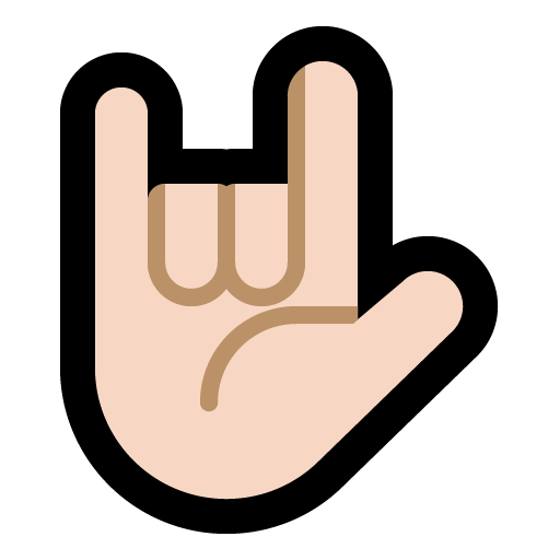 Love-You Gesture: Light Skin Tone, the design in this release