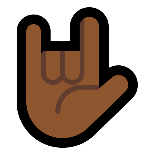 Love-You Gesture: Medium-Dark Skin Tone, the design in this release
