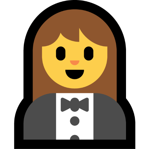 woman in tuxedo — Microsoft