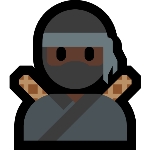ninja: dark skin tone — Microsoft