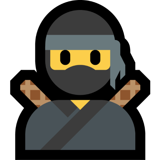 Ninja as drawn by Microsoft in Windows 11