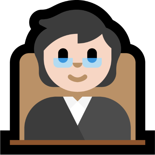 judge: light skin tone — Microsoft