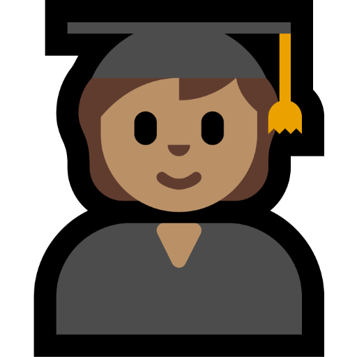 student: medium skin tone — Microsoft