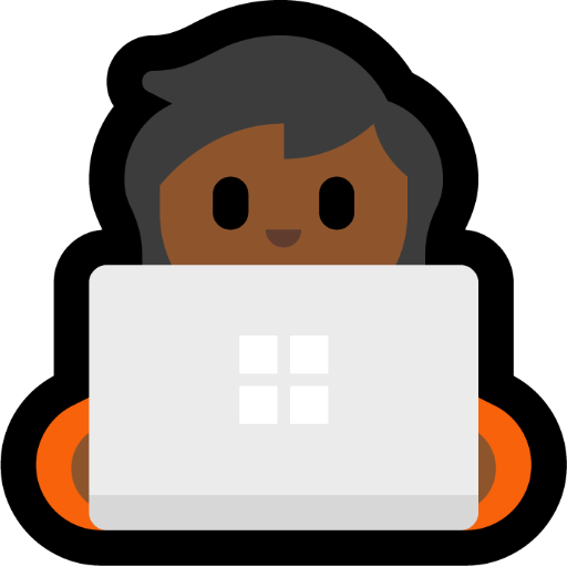 technologist: medium-dark skin tone — Microsoft