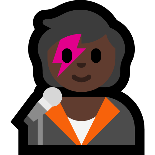 singer: dark skin tone — Microsoft