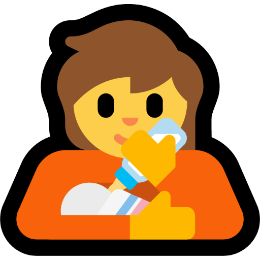 person feeding baby — Microsoft