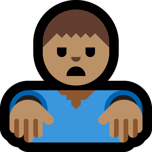 Zombie: Medium Skin Tone as rendered by Microsoft