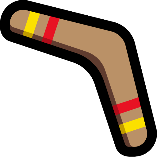 Boomerang as drawn by Microsoft in Windows 11