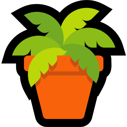Potted Plant as drawn by Microsoft in Windows 11
