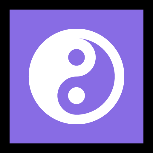 Yin Yang as drawn by Microsoft in Windows 11