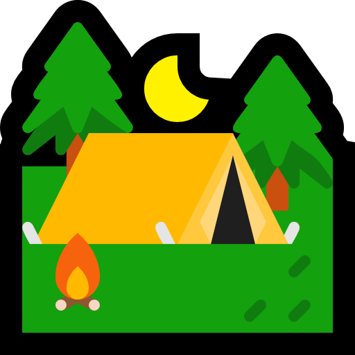 Tent as drawn by Microsoft in Windows 11