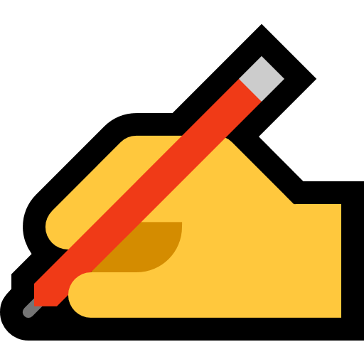 Writing Hand as drawn by Microsoft in Windows 11