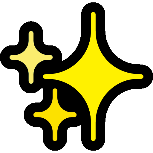 Sparkles as drawn by Microsoft in Windows 11