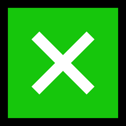 Cross Mark Button as drawn by Microsoft in Windows 11