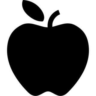 Red Apple as drawn by Microsoft in Windows 8.0