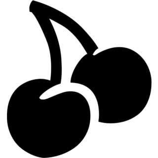 Cherries as drawn by Microsoft in Windows 8.0