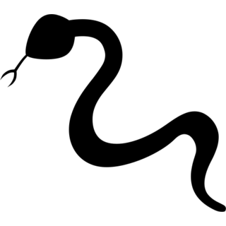 Snake as drawn by Microsoft in Windows 8.0