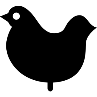 Chicken as drawn by Microsoft in Windows 8.0