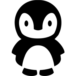 Pingüino as drawn by Microsoft in Windows 8.0